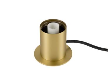 VARYT, Tischleuchte, rund, 1x max. 6 W, E14, messing