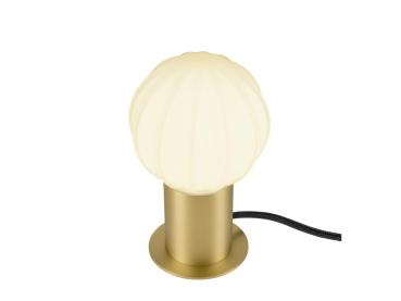 VARYT, Tischleuchte, rund, 1x max. 6 W, E14, messing