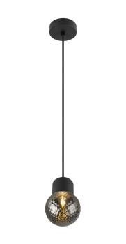 VARYT, Pendelleuchte, E14, Pendellänge 150 cm, 1x max. 6 W, schwarz