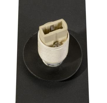 Preview: SUN, Wandaufbauleuchte, eckig, 1x max. 40 W, LED-Leuchtmittel, G9, PHASE, schwarz