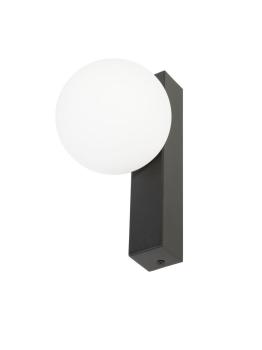 SUN, Wandaufbauleuchte, eckig, 1x max. 40 W, LED-Leuchtmittel, G9, PHASE, schwarz