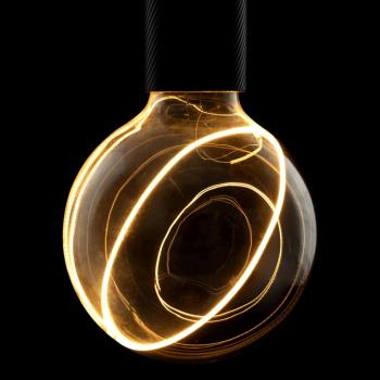 LED Illusion Globe 125 slanting top, LED-Leuchtmittel, smokey, E27, PHASE, 5 W, 2200 K