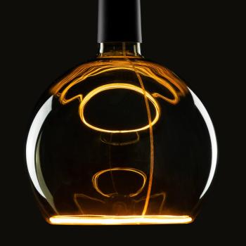 LED Floating Globe 200, LED-Leuchtmittel, smokey black, E27, PHASE, 6 W, 1900 K