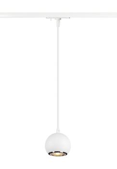 Preview: LIGHT EYE® 90, 1~ Pendelleuchte, GU10, Pendellänge 150 cm, 1x max. 6 W, matt weiß