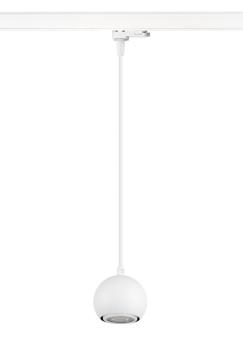 LIGHT EYE® 90, 3~ Pendelleuchte, GU10, Pendellänge 150 cm, 1x max. 6 W, matt weiß