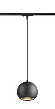 LIGHT EYE® 150, 1~ Pendelleuchte, GU10, Pendellänge 150 cm, 1x max. 13 W, matt schwarz