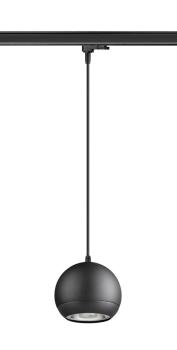 LIGHT EYE® 150, 3~ Pendelleuchte, GU10, Pendellänge 150 cm, 1x max. 13 W, matt schwarz