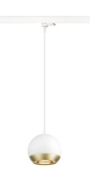 Preview: LIGHT EYE® 150, 3~ Pendelleuchte, GU10, Pendellänge 150 cm, 1x max. 13 W, matt weiß