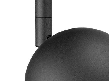LIGHT EYE® 90, 1~ Spot, rund, GU10, 1x max. 6 W, matt schwarz