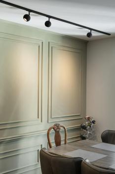 LIGHT EYE® 90, 1~ Spot, rund, GU10, 1x max. 6 W, matt schwarz