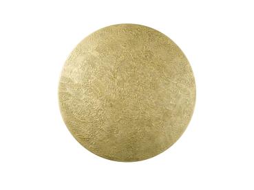MANA 60 Leuchtenschirm, rund, moon structure, H: 4.2 cm, gold