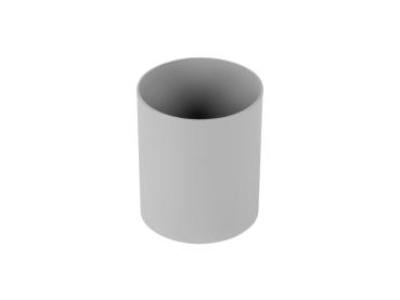 PURI 2.0 Tube, Leuchtenschirm, H: 6.5 cm, grau