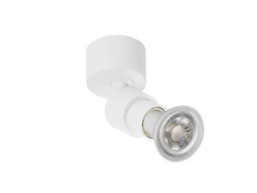 Preview: PURI 2.0 Basic, Wand- und Deckenaufbauleuchte, rund, 1x max. 6 W GU10, weiß