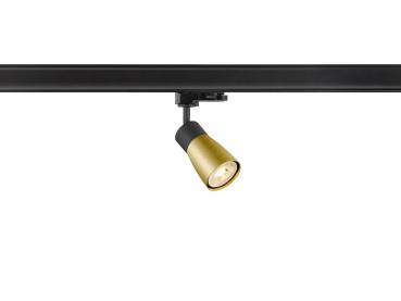 PURI 2.0 Dome, 3~ Spot, GU10, 1x max. 6 W, schwarz / gold