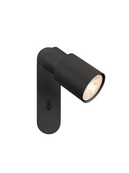 PURI 2.0 Tube, Wand- und Deckenaufbauleuchte, Schalter, rechteckig, 1x max. 6 W GU10, schwarz