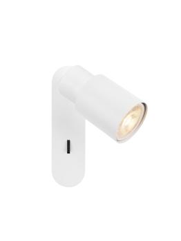 PURI 2.0 Tube, Wand- und Deckenaufbauleuchte, Schalter, rechteckig, 1x max. 6 W GU10, weiß