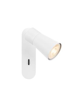 PURI 2.0 Cone, Wand- und Deckenaufbauleuchte, Schalter, rechteckig, 1x max. 6 W GU10, weiß