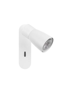 Preview: PURI 2.0 Dome, Wand- und Deckenaufbauleuchte, Schalter, rechteckig, 1x max. 6 W GU10, weiß