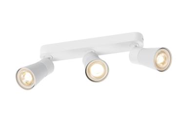 PURI 2.0 Cone, Wand- und Deckenaufbauleuchte, long, 3 x max. 6 W GU10, weiß