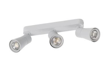 Preview: PURI 2.0 Cone, Wand- und Deckenaufbauleuchte, long, 3 x max. 6 W GU10, grau