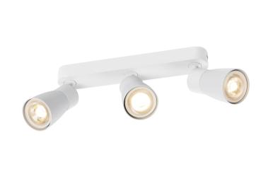 PURI 2.0 Dome, Wand- und Deckenaufbauleuchte, long, 3 x max. 6 W GU10, weiß