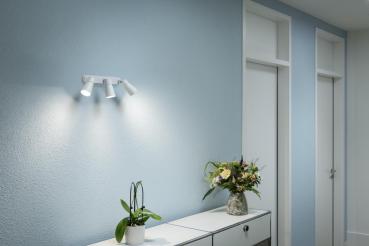 Preview: PURI 2.0 Dome, Wand- und Deckenaufbauleuchte, long, 3 x max. 6 W GU10, weiß