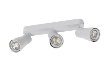 Preview: PURI 2.0 Dome, Wand- und Deckenaufbauleuchte, long, 3 x max. 6 W GU10, grau