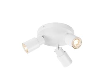 PURI 2.0 Tube, Wand- und Deckenaufbauleuchte, rund, 3 x max. 6 W GU10, weiß