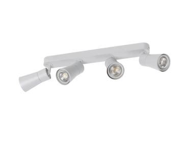 Preview: PURI 2.0 Cone, Wand- und Deckenaufbauleuchte, long, 4 x max. 6 W GU10, grau