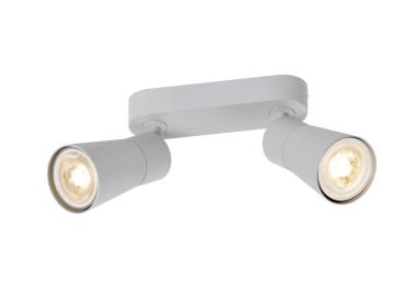 PURI 2.0 Cone, Wand- und Deckenaufbauleuchte, long, 2 x max. 6 W GU10, grau