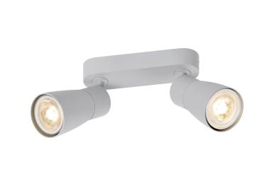 PURI 2.0 Dome, Wand- und Deckenaufbauleuchte, long, 2 x max. 6 W GU10, grau