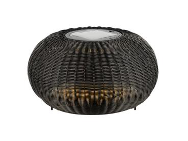 ADEGAN, Outdoor Stehleuchte, flat, Solar, 2200 K, IP65, schwarz