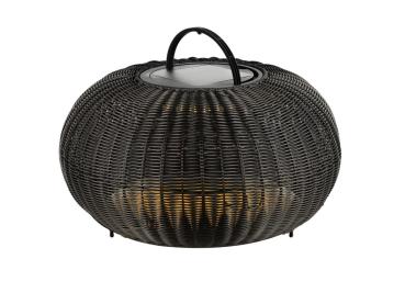 Preview: ADEGAN, Outdoor Stehleuchte, flat, Solar, 2200 K, IP65, schwarz