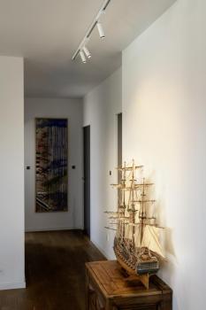 GRIP! S, 1~ Spot, zylindrisch, 2700 K, 11 W, PHASE, 29°, weiß / schwarz