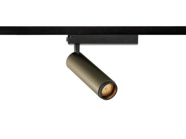GRIP! M, 1~ Spot, zylindrisch, 2700 K, 20 W, PHASE, 42°, bronze / schwarz