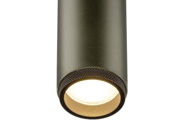 Preview: GRIP! M, 1~ Spot, zylindrisch, 2700 K, 20 W, PHASE, 42°, bronze / schwarz