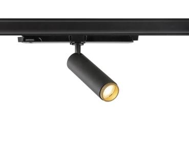 Preview: GRIP! M, 3~ Spot, zylindrisch, 3000 K, 20 W, DALI, Touch, 42°, schwarz / gold