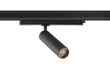 Preview: GRIP! M, 3~ Spot, zylindrisch, 3000 K, 20 W, PHASE, 42°, schwarz / gold