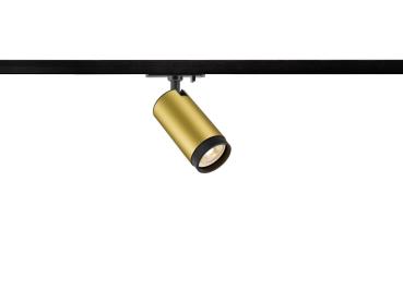 Preview: GRIP! L, 1~ Spot, zylindrisch, GU10, 1x max. 6 W, gold / schwarz