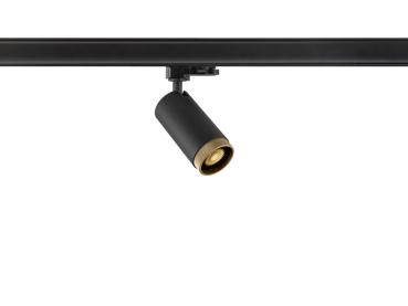 GRIP! L, 3~ Spot, zylindrisch, GU10, 1x max. 6 W, schwarz / gold