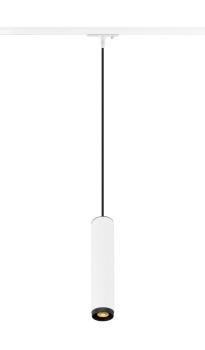 GRIP! L, 1~ Pendelleuchte, GU10, Pendellänge 200 cm, 1x max. 6 W, weiß / schwarz