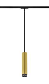 Preview: GRIP! L, 1~ Pendelleuchte, GU10, Pendellänge 200 cm, 1x max. 6 W, gold / schwarz