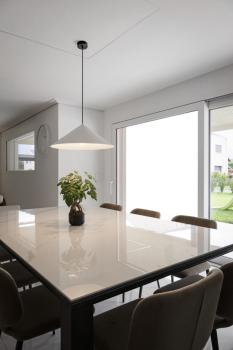 MAGICO 55, Pendelleuchte, E27, Pendellänge 180 cm, 1x max. 10 W, matt weiß