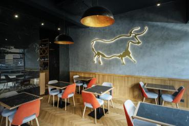 FORCHINI 70, Pendelleuchte, E27, Pendellänge 150 cm, 1x max. 40 W, matt schwarz / matt gold