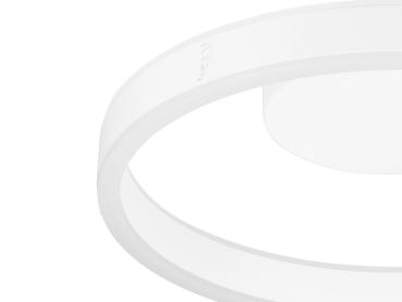 Preview: ONE, Wand- und Deckenaufbauleuchte, rund, 2700/3000 K, 14 W, DALI, Touch, 130°, weiß