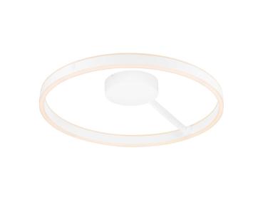 ONE, Wand- und Deckenaufbauleuchte, rund, 2700/3000 K, 23 W, DALI, Touch, 130°, weiß