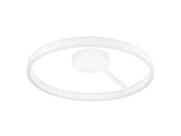 ONE, Wand- und Deckenaufbauleuchte, rund, 2700/3000 K, 23 W, DALI, Touch, 130°, weiß