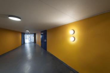 DECONA 30, Deckenaufbauleuchte, rund, 2700/3000 K, 18 W, PHASE, schwarz / gold