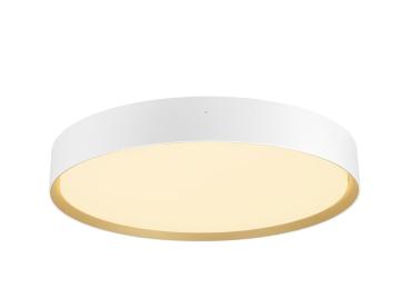 DECONA 42, Deckenaufbauleuchte, rund, 2700/3000 K, 23 W, PHASE, weiß / gold