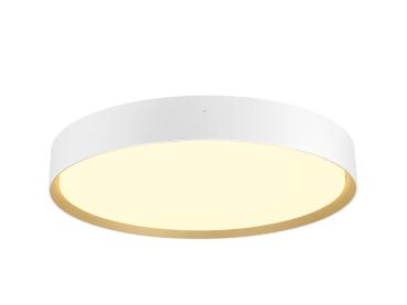 DECONA 42, Deckenaufbauleuchte, rund, 2700/3000 K, 23 W, PHASE, weiß / gold